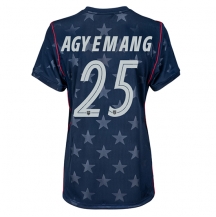 Förenta stater Patrick Agyemang #25 Replika Bortatröja Dam VM 2026 Kortärmad
