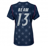 Förenta stater Tim Ream #13 Replika Bortatröja Dam VM 2026 Kortärmad