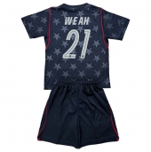 Förenta stater Timothy Weah #21 Replika Bortatröja Barn VM 2026 Kortärmad (+ byxor)