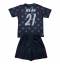 Förenta stater Timothy Weah #21 Replika Bortatröja Barn VM 2026 Kortärmad (+ byxor)