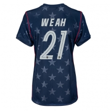 Förenta stater Timothy Weah #21 Replika Bortatröja Dam VM 2026 Kortärmad