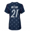 Förenta stater Timothy Weah #21 Replika Bortatröja Dam VM 2026 Kortärmad