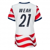 Förenta stater Timothy Weah #21 Replika Hemmatröja Dam VM 2026 Kortärmad