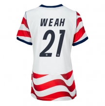 Förenta stater Timothy Weah #21 Replika Hemmatröja Dam VM 2026 Kortärmad