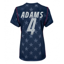 Förenta stater Tyler Adams #4 Replika Bortatröja Dam VM 2026 Kortärmad