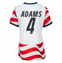 Förenta stater Tyler Adams #4 Replika Hemmatröja Dam VM 2026 Kortärmad