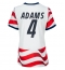 Förenta stater Tyler Adams #4 Replika Hemmatröja Dam VM 2026 Kortärmad