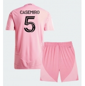 Inter Miami Casemiro #5 Replika Hemmatröja Barn 2026-27 Kortärmad (+ byxor)