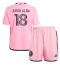 Inter Miami Jordi Alba #18 Replika Hemmatröja Barn 2024-25 Kortärmad (+ byxor)