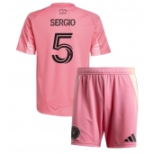 Inter Miami Sergio Busquets #5 Replika Hemmatröja Barn 2025-26 Kortärmad (+ byxor)