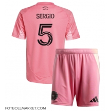 Inter Miami Sergio Busquets #5 Replika Hemmatröja Barn 2025-26 Kortärmad (+ byxor)