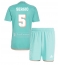 Inter Miami Sergio Busquets #5 Replika Tredjetröja Barn 2024-25 Kortärmad (+ byxor)