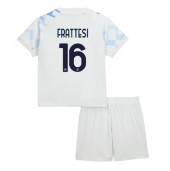 Inter Milan Davide Frattesi #16 Replika Bortatröja Barn 2025-26 Kortärmad (+ byxor)