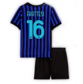 Inter Milan Davide Frattesi #16 Replika Hemmatröja Barn 2025-26 Kortärmad (+ byxor)
