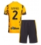 Inter Milan Denzel Dumfries #2 Replika Tredjetröja Barn 2024-25 Kortärmad (+ byxor)