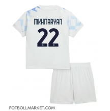 Inter Milan Henrikh Mkhitaryan #22 Replika Bortatröja Barn 2025-26 Kortärmad (+ byxor)