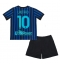 Inter Milan Lautaro Martinez #10 Replika Hemmatröja Barn 2025-26 Kortärmad (+ byxor)