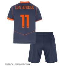 Inter Milan Luis Henrique #11 Replika Tredjetröja Barn 2025-26 Kortärmad (+ byxor)
