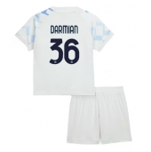 Inter Milan Matteo Darmian #36 Replika Bortatröja Barn 2025-26 Kortärmad (+ byxor)