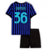Inter Milan Matteo Darmian #36 Replika Hemmatröja Barn 2025-26 Kortärmad (+ byxor)
