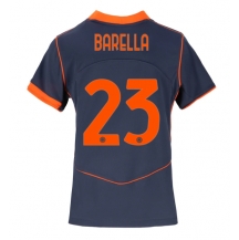 Inter Milan Nicolo Barella #23 Replika Tredjetröja Dam 2025-26 Kortärmad