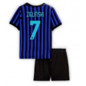 Inter Milan Piotr Zielinski #7 Replika Hemmatröja Barn 2025-26 Kortärmad (+ byxor)
