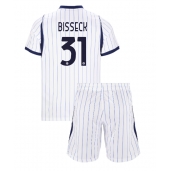 Inter Milan Yann Bisseck #31 Replika Bortatröja Barn 2026-27 Kortärmad (+ byxor)