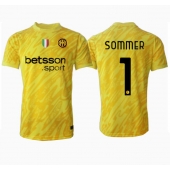 Inter Milan Yann Sommer #1 Målvakt Replika Bortatröja 2024-25 Kortärmad
