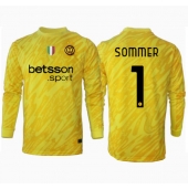Inter Milan Yann Sommer #1 Målvakt Replika Bortatröja 2024-25 Långärmad