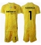 Inter Milan Yann Sommer #1 Målvakt Replika Bortatröja Barn 2024-25 Kortärmad (+ byxor)