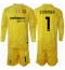 Inter Milan Yann Sommer #1 Målvakt Replika Bortatröja Barn 2024-25 Långärmad (+ byxor)