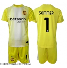 Inter Milan Yann Sommer #1 Målvakt Replika Bortatröja Barn 2025-26 Kortärmad (+ byxor)