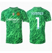Inter Milan Yann Sommer #1 Målvakt Replika Hemmatröja 2024-25 Kortärmad