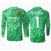 Inter Milan Yann Sommer #1 Målvakt Replika Hemmatröja 2024-25 Långärmad