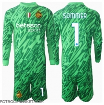 Inter Milan Yann Sommer #1 Målvakt Replika Hemmatröja Barn 2024-25 Långärmad (+ byxor)