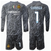Inter Milan Yann Sommer #1 Målvakt Replika Tredjetröja Barn 2024-25 Långärmad (+ byxor)