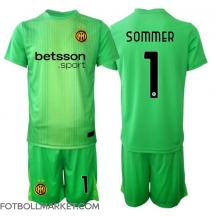 Inter Milan Yann Sommer #1 Målvakt Replika Tredjetröja Barn 2025-26 Kortärmad (+ byxor)