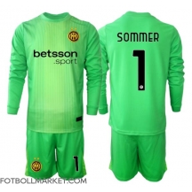 Inter Milan Yann Sommer #1 Målvakt Replika Tredjetröja Barn 2025-26 Långärmad (+ byxor)