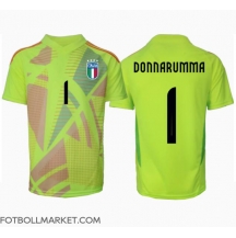 Italien Gianluigi Donnarumma #1 Målvakt Replika Hemmatröja EM 2024 Kortärmad