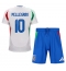 Italien Lorenzo Pellegrini #10 Replika Bortatröja Barn EM 2024 Kortärmad (+ byxor)