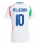 Italien Lorenzo Pellegrini #10 Replika Bortatröja Dam EM 2024 Kortärmad