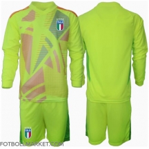 Italien Målvakt Replika Hemmatröja Barn EM 2024 Långärmad (+ byxor)