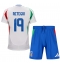 Italien Mateo Retegui #19 Replika Bortatröja Barn EM 2024 Kortärmad (+ byxor)