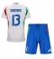 Italien Matteo Darmian #13 Replika Bortatröja Barn EM 2024 Kortärmad (+ byxor)