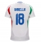 Italien Nicolo Barella #18 Replika Bortatröja EM 2024 Kortärmad