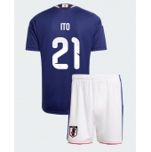 Japan Hiroki Ito #21 Replika Hemmatröja Barn VM 2026 Kortärmad (+ byxor)