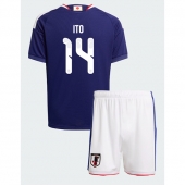 Japan Junya Ito #14 Replika Hemmatröja Barn VM 2026 Kortärmad (+ byxor)