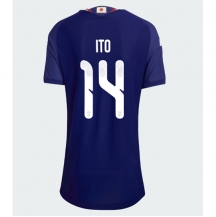 Japan Junya Ito #14 Replika Hemmatröja Dam VM 2026 Kortärmad