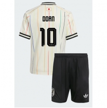 Japan Ritsu Doan #10 Replika Bortatröja Barn VM 2026 Kortärmad (+ byxor)