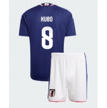 Japan Takefusa Kubo #8 Replika Hemmatröja Barn VM 2026 Kortärmad (+ byxor)